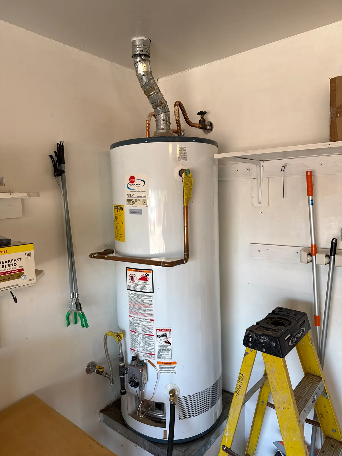 Water heater installation by ABC Water & Air
